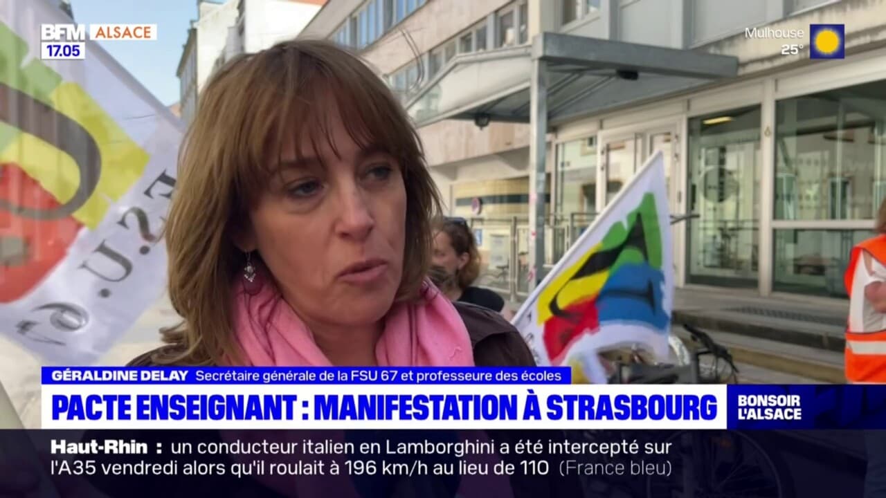 Pacte Enseignant Une Manifestation Organis E Ce Mercredi Strasbourg