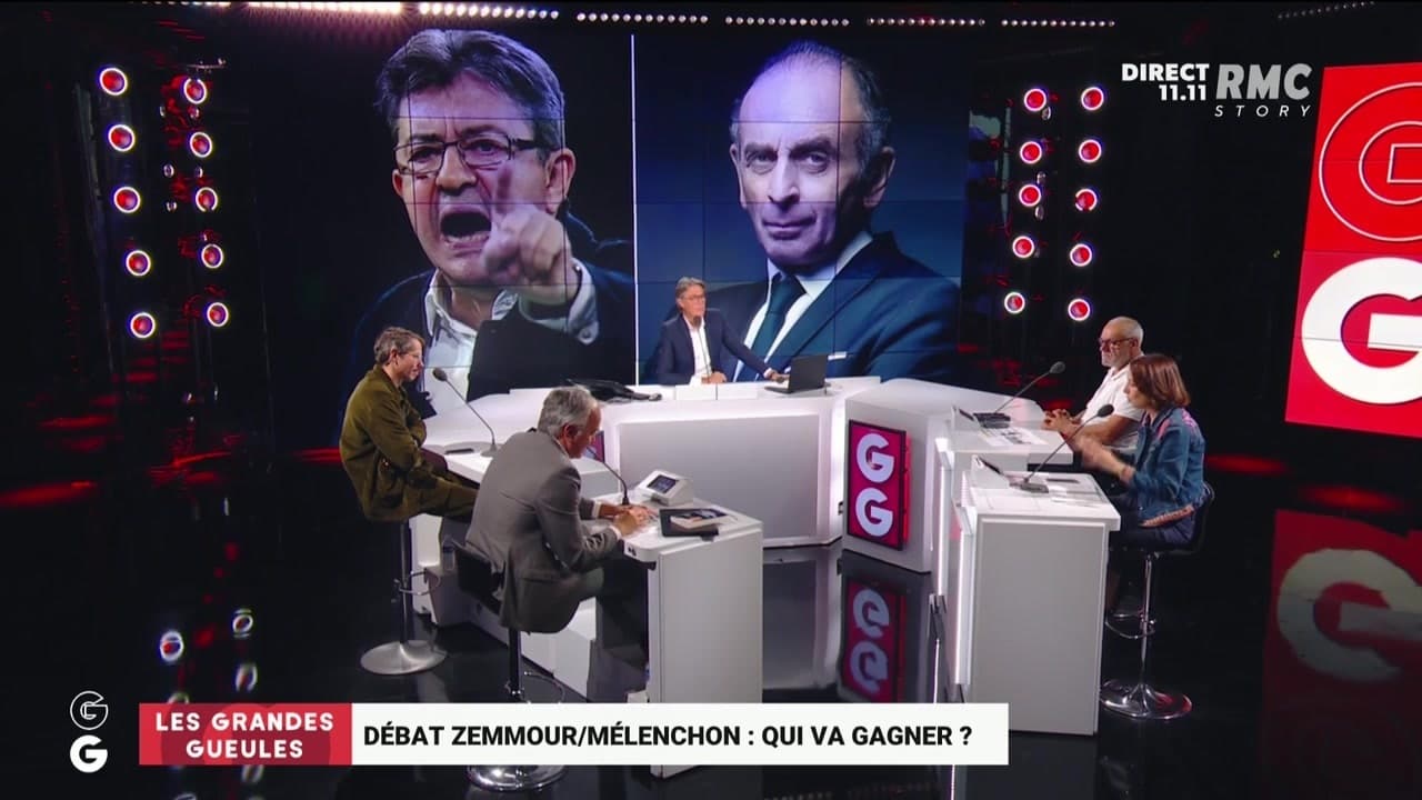 Débat Zemmour Mélenchon qui va gagner 23 09