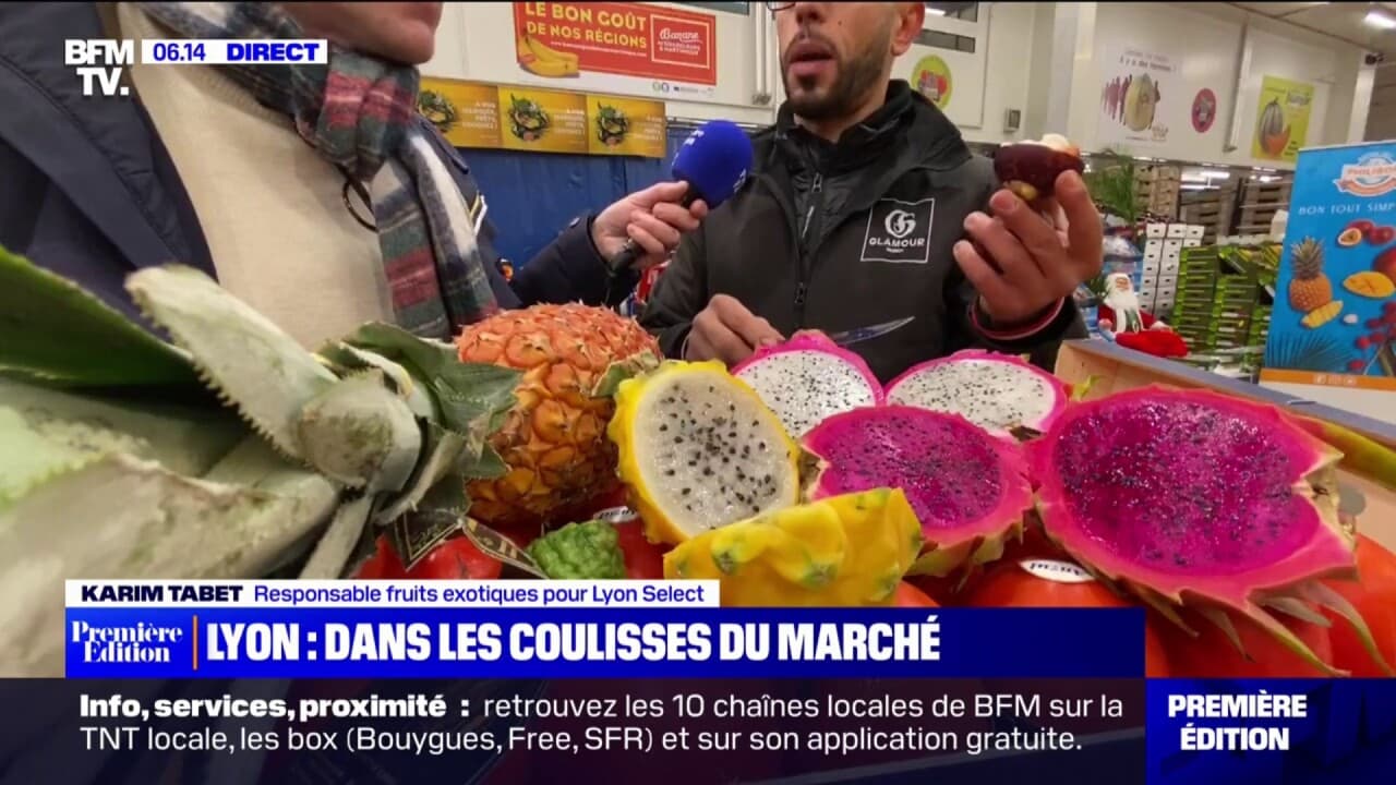 À la découverte des fruits exotiques au marché de gros Lyon Corbas