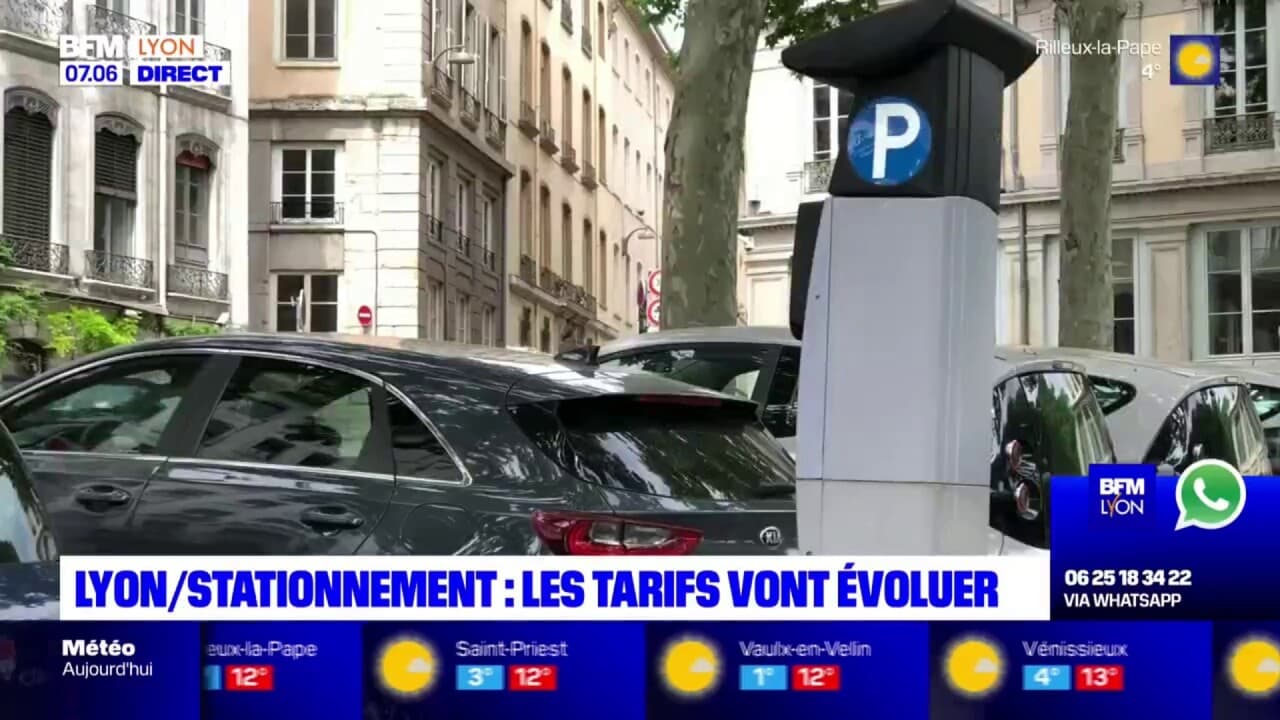 Lyon les tarifs de stationnement vont évoluer à partir du 1er juin 2024