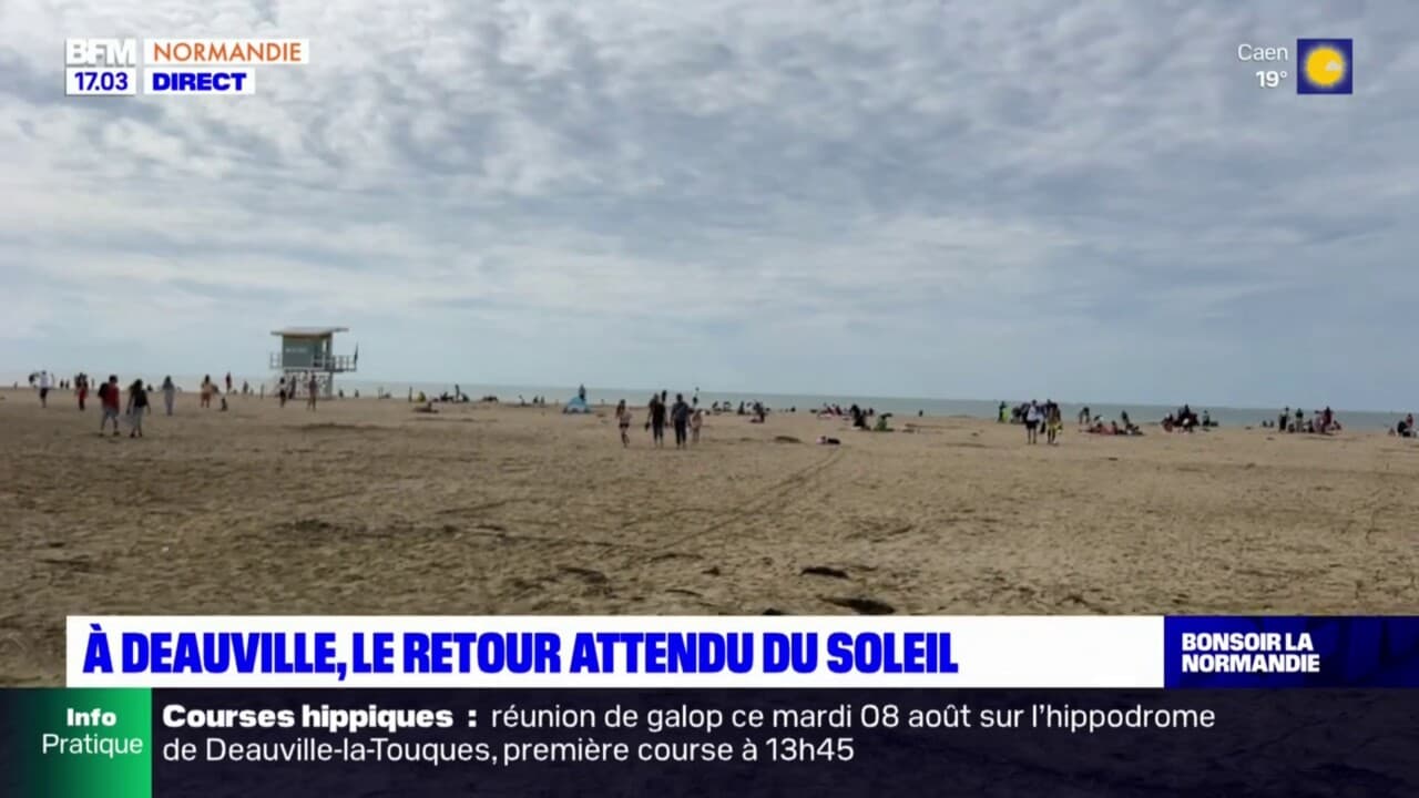 Calvados Le Retour Du Soleil Ravit Les Vacanciers Deauville