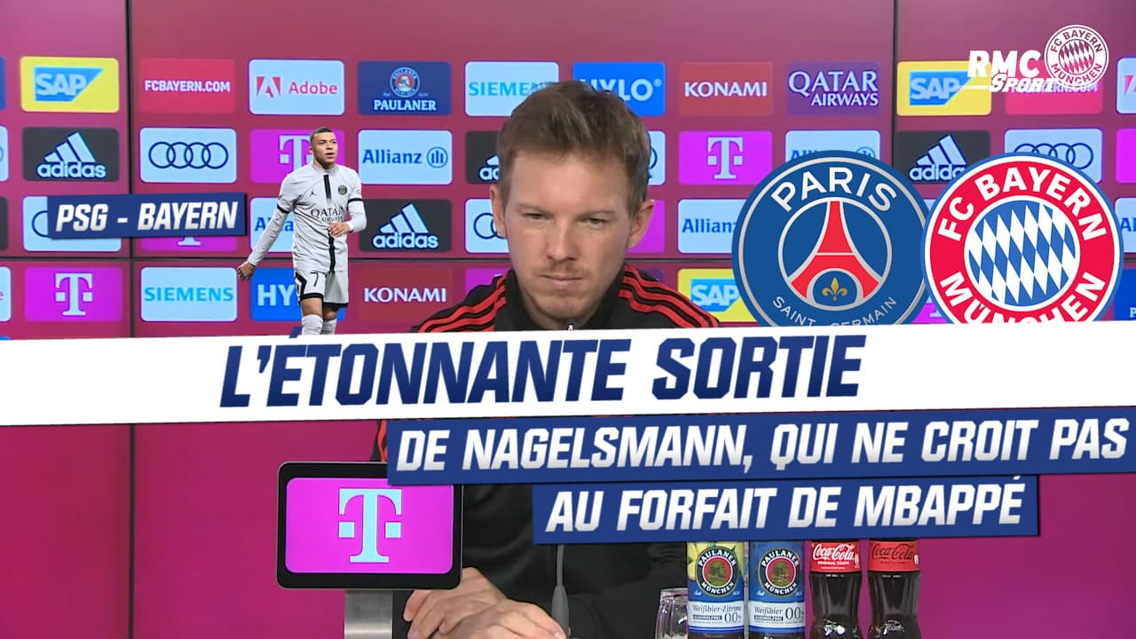 PSG Bayern Létonnante sortie de Nagelsmann qui ne croit pas au