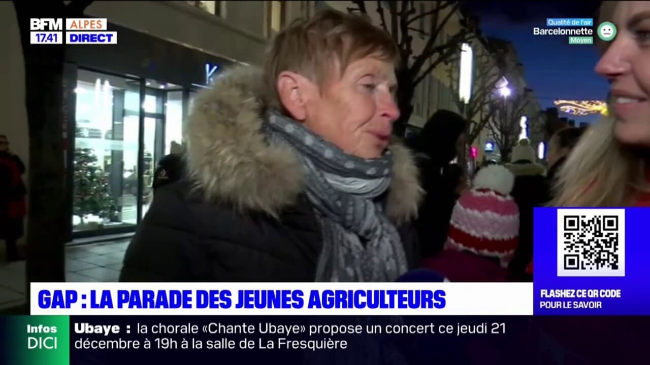 Hautes Alpes la parade des tracteurs illuminés à Gap