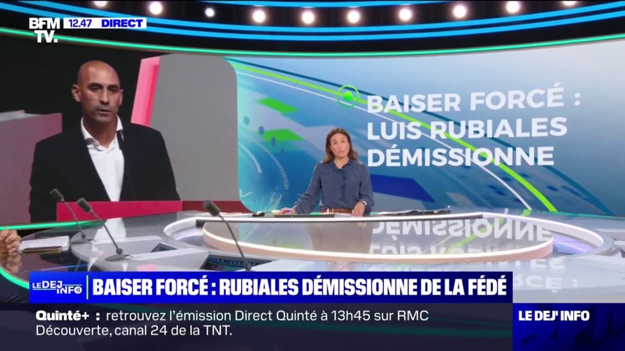 Après le scandale du baiser forcé Luis Rubiales démissionne de la