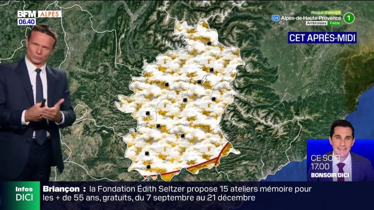 Météo Alpes du Sud des éclaircies avant de possibles averses orageuses