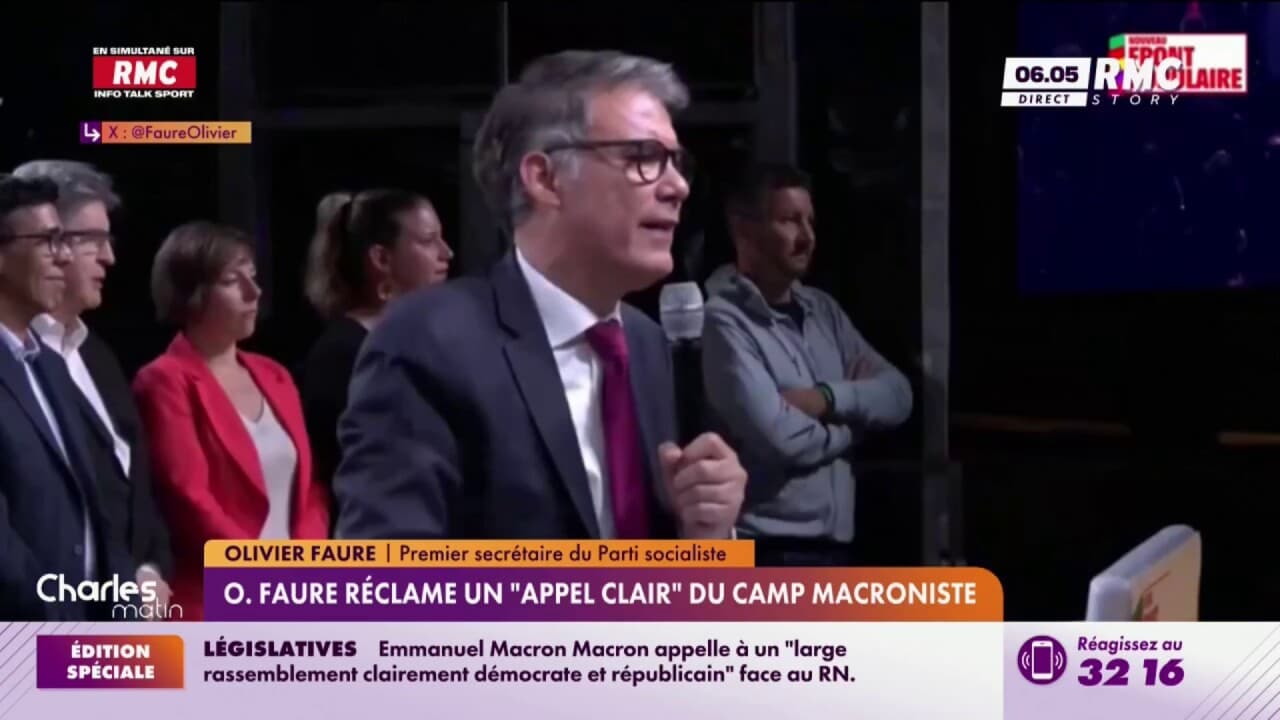 L Gislatives Olivier Faure R Clame Un Appel Clair Du Camp Macroniste