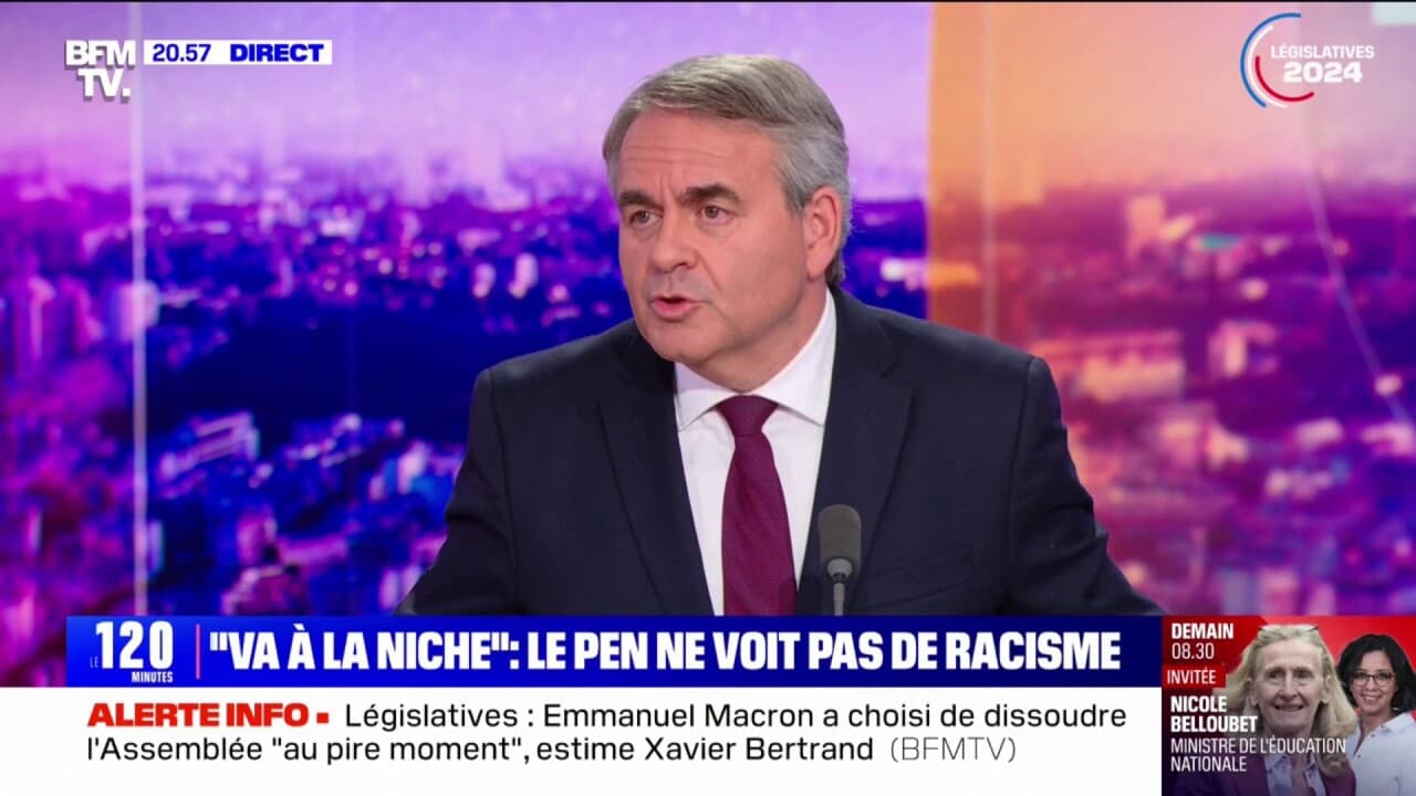 Xavier Bertrand Lr Il Y A Une Autre Fa On De Sanctionner Emmanuel