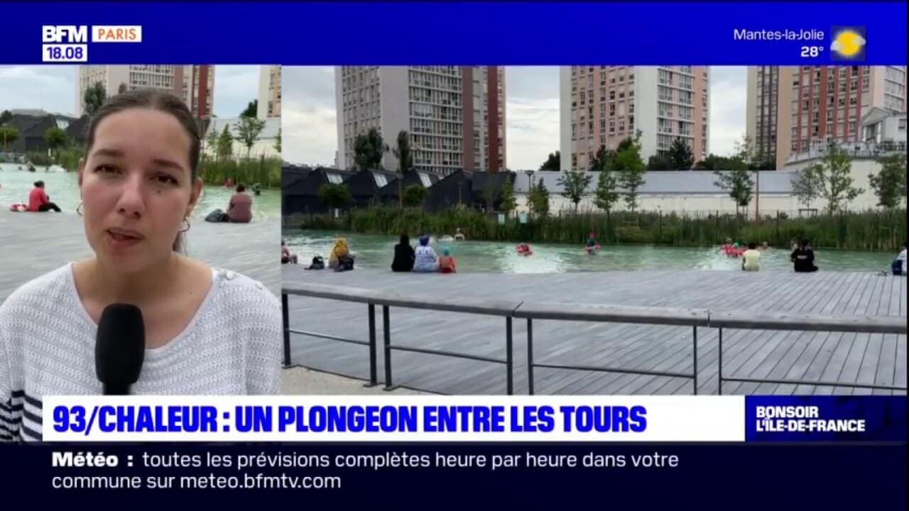 Seine Saint Denis Un Bassin O Se Baigner En Plein Coeur Du Quartier