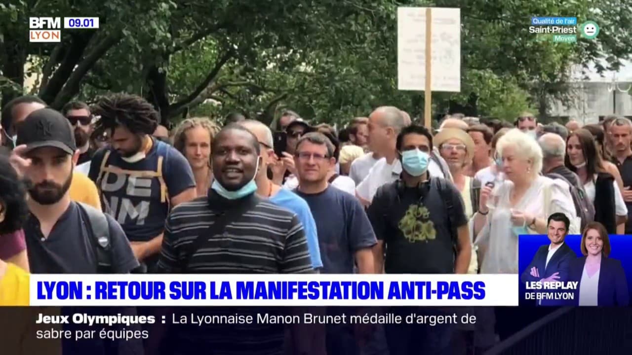 Lyon Nouvelle Manifestation Contre Le Pass Sanitaire