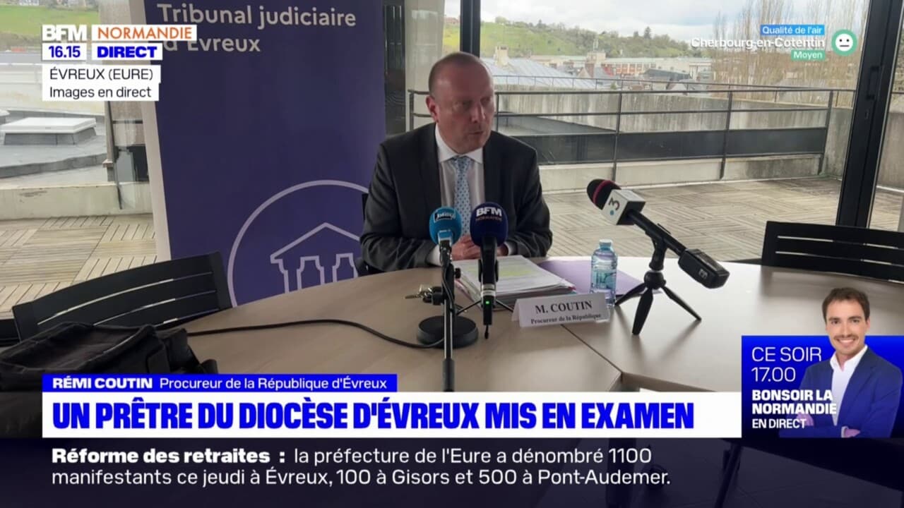 Pr Tre Du Dioc Se D Evreux Mis En Examen La Conf Rence De Presse Du