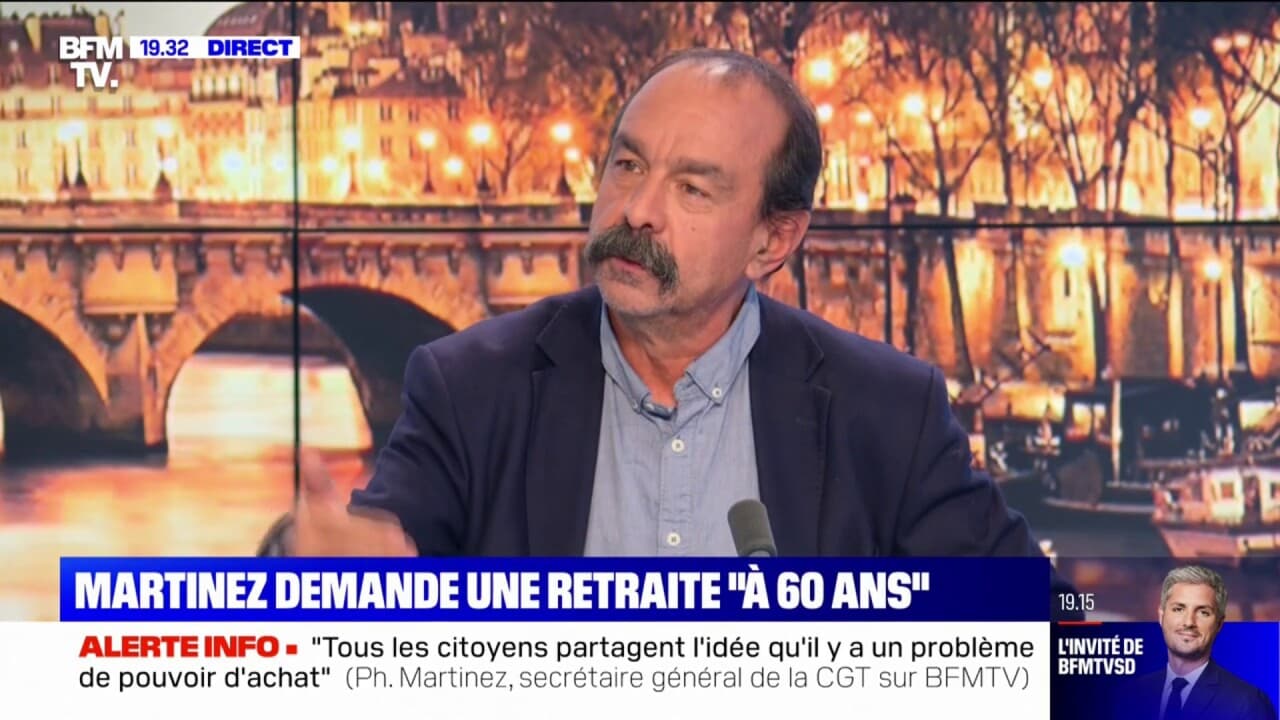 R Forme Des Retraites Philippe Martinez Plaide Pour Un D Part