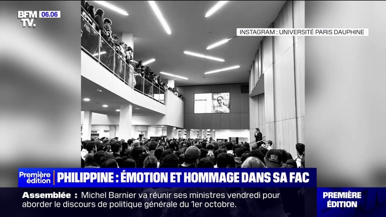 L Universit Paris Dauphine Rend Hommage Philippine Retrouv E Morte