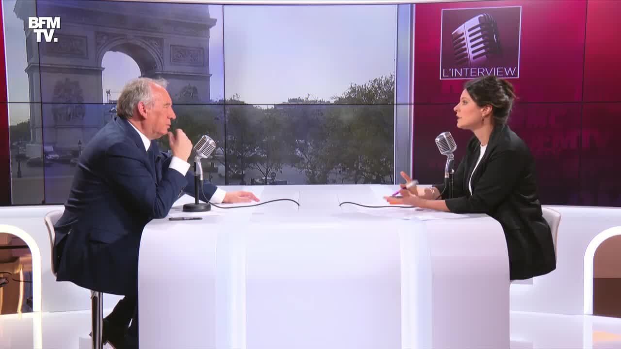 Fran Ois Bayrou Face Apolline De Malherbe En Direct