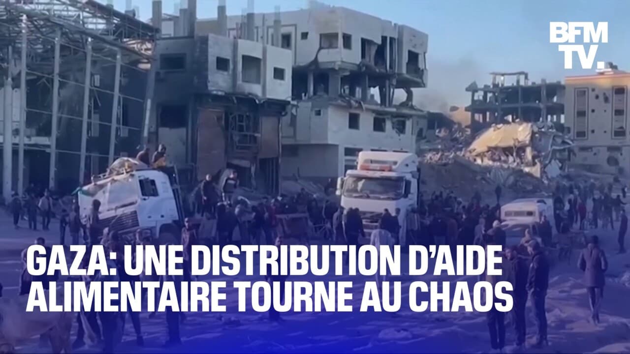 Une Distribution Daide Alimentaire Tourne Au Chaos Dans La Bande De Gaza