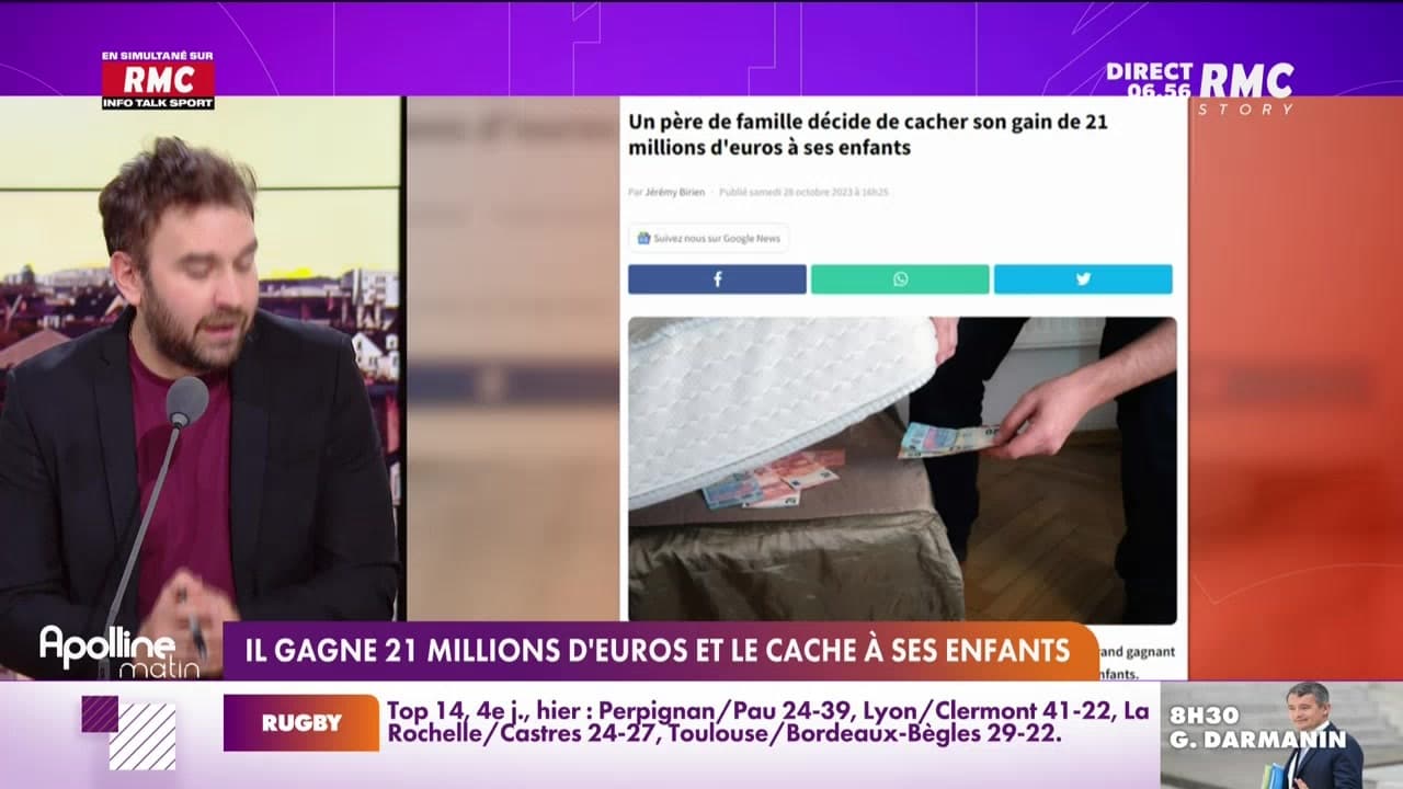 On n a pas osé vous en parler Il gagne 21 millions deuros et le