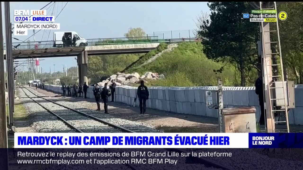 Nord Quelques Centaines De Migrants Vacu S D Un Campement Mardyck