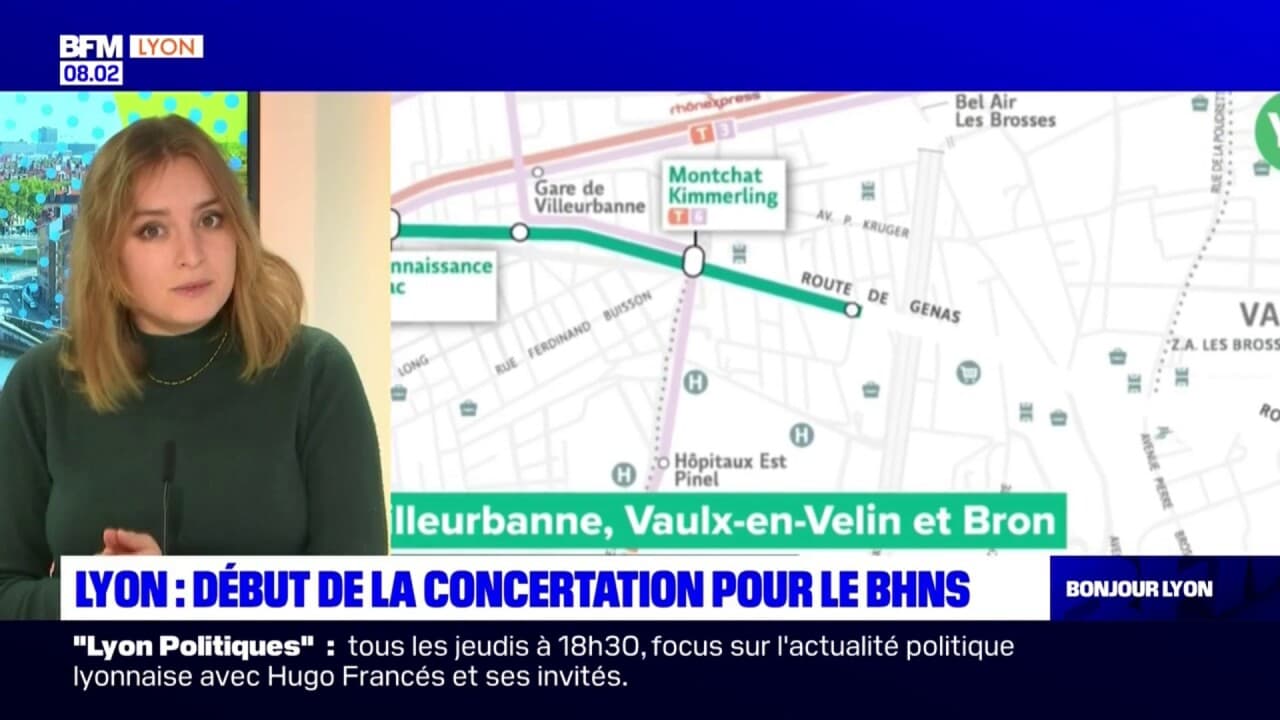 Début de la concertation publique pour le BHNS entre La Part Dieu et