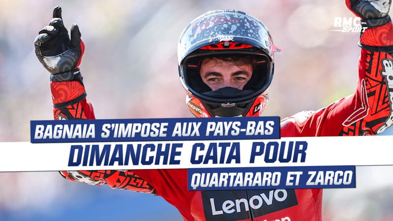 Moto GP Bagnaia S Impose Aux Pays Bas Course Catastrophique Pour Qu