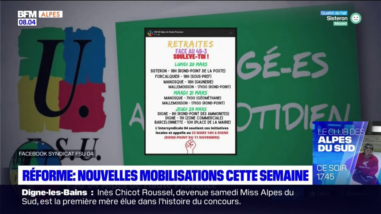 R Forme Des Retraites Nouvelles Mobilisations Cette Semaine Dans Les