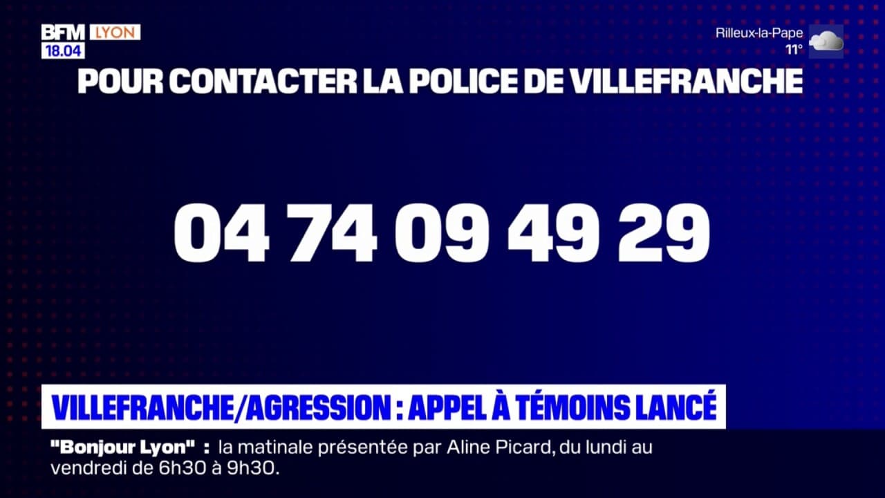 Villefranche sur Saône un appel à témoins lancé après une agression au