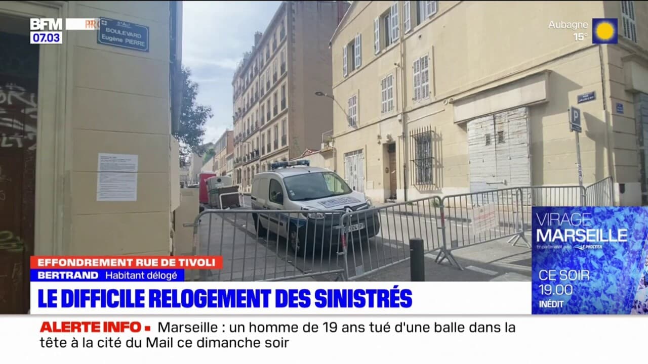 Marseille le difficile relogement des sinistrés de la rue de Tivoli