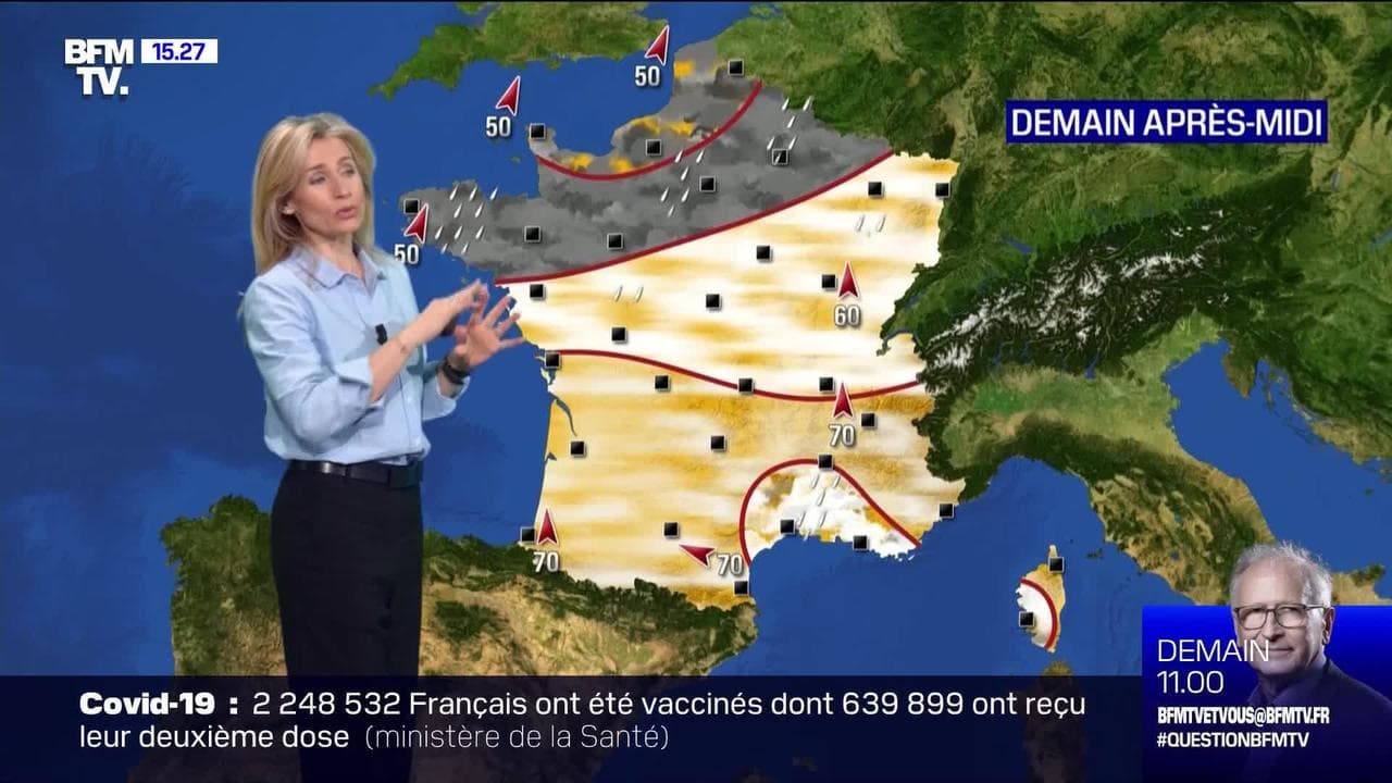 La météo pour ce lundi 15 février 2021