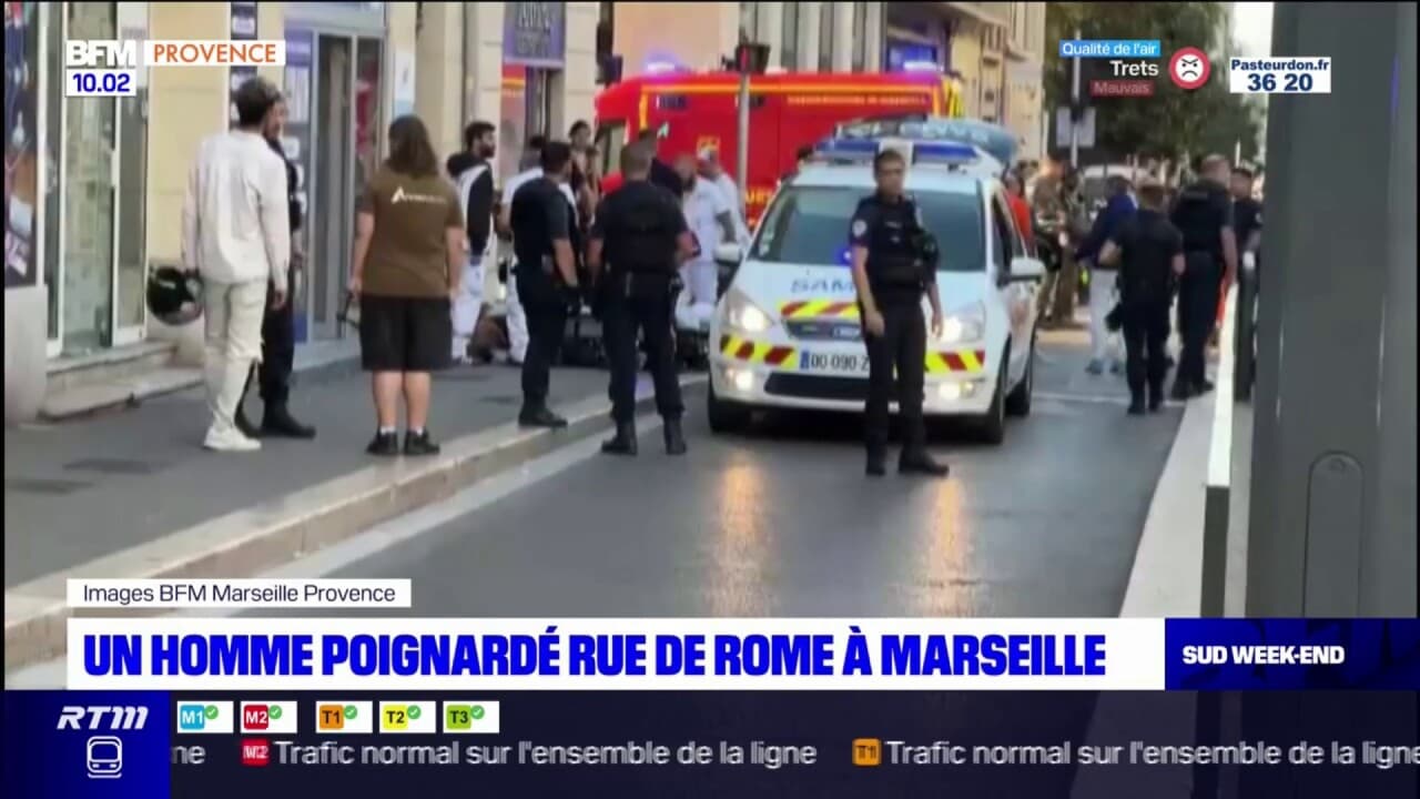 Marseille Un Homme Gri Vement Bless L Arme Blanche Rue De Rome