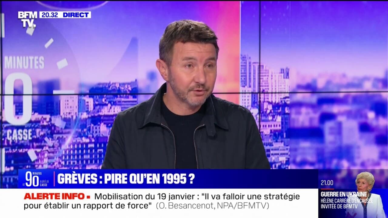 Olivier Besancenot Sur La Gr Ve Du Janvier Une Journ E Ne Suffira Pas