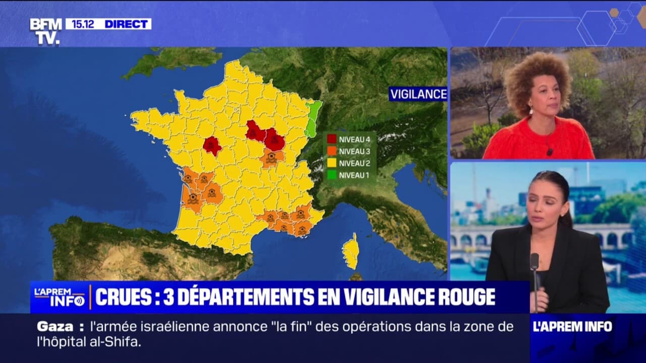 Crues Trois D Partements Plac S En Vigilance Rouge En Orange