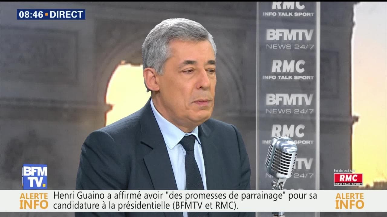 Henri Guaino face à Jean Jacques Bourdin en direct