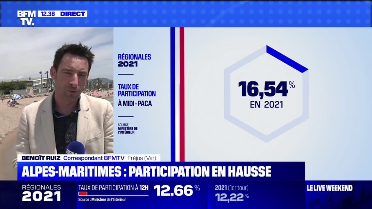 Second tour des régionales la participation en légère hausse en Paca à