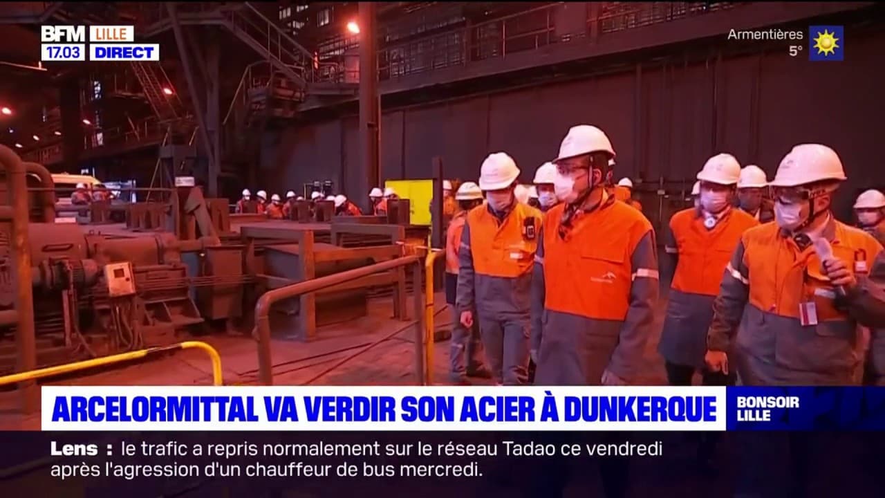 Arcelormittal Va Verdir Son Acier Dunkerque