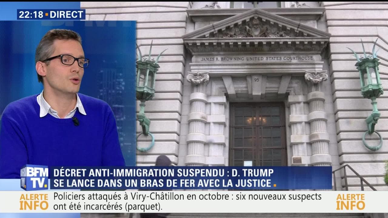 Décret anti immigration Donald Trump se lance dans un bras de fer avec