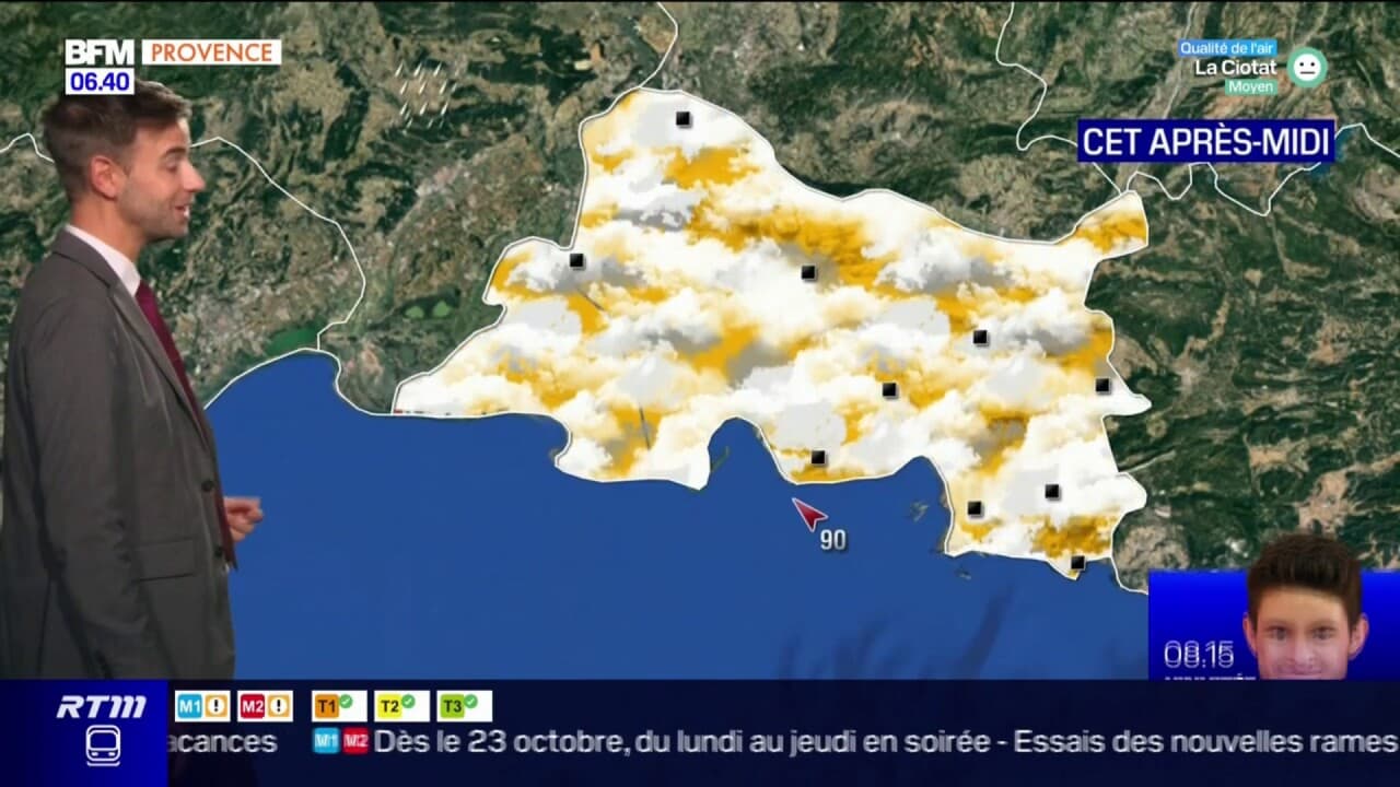 M T O Bouches Du Rh Ne Journ E Nuageuse Avec Des Vents Forts