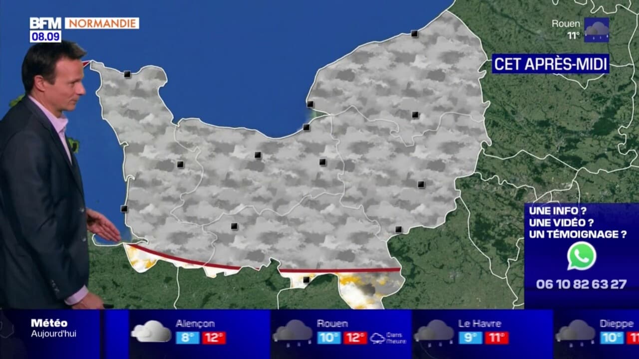 Météo Normandie un dimanche gros avec des averses localement