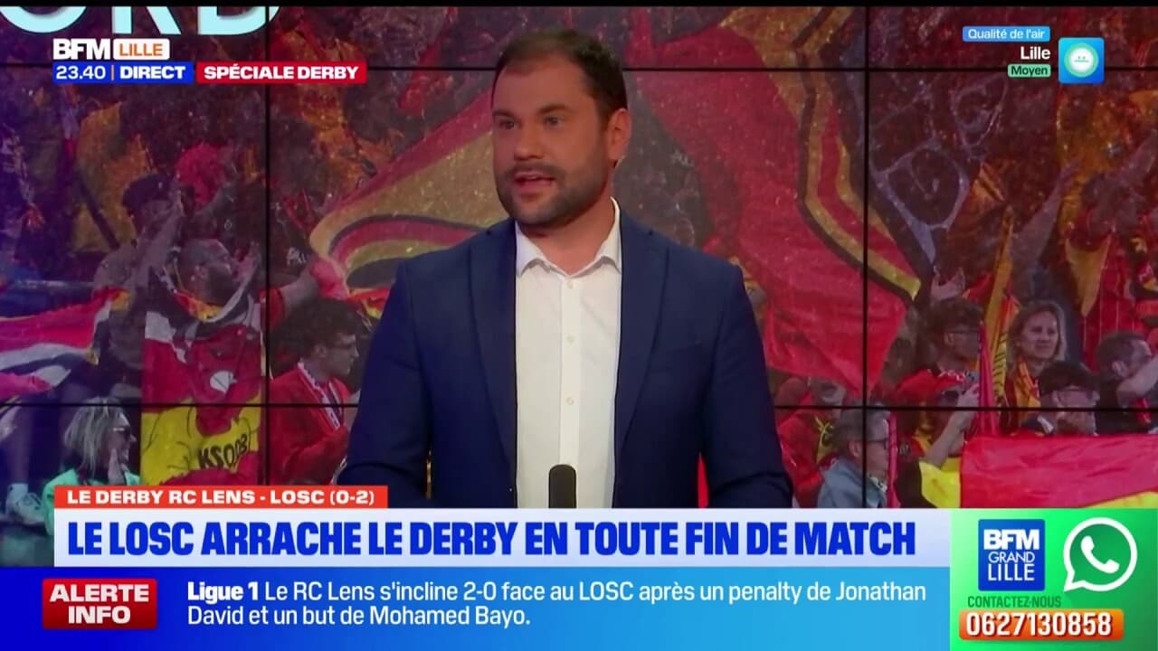 Rc Lens Losc De L G Res Provocations Lors Du Derby Du Nord