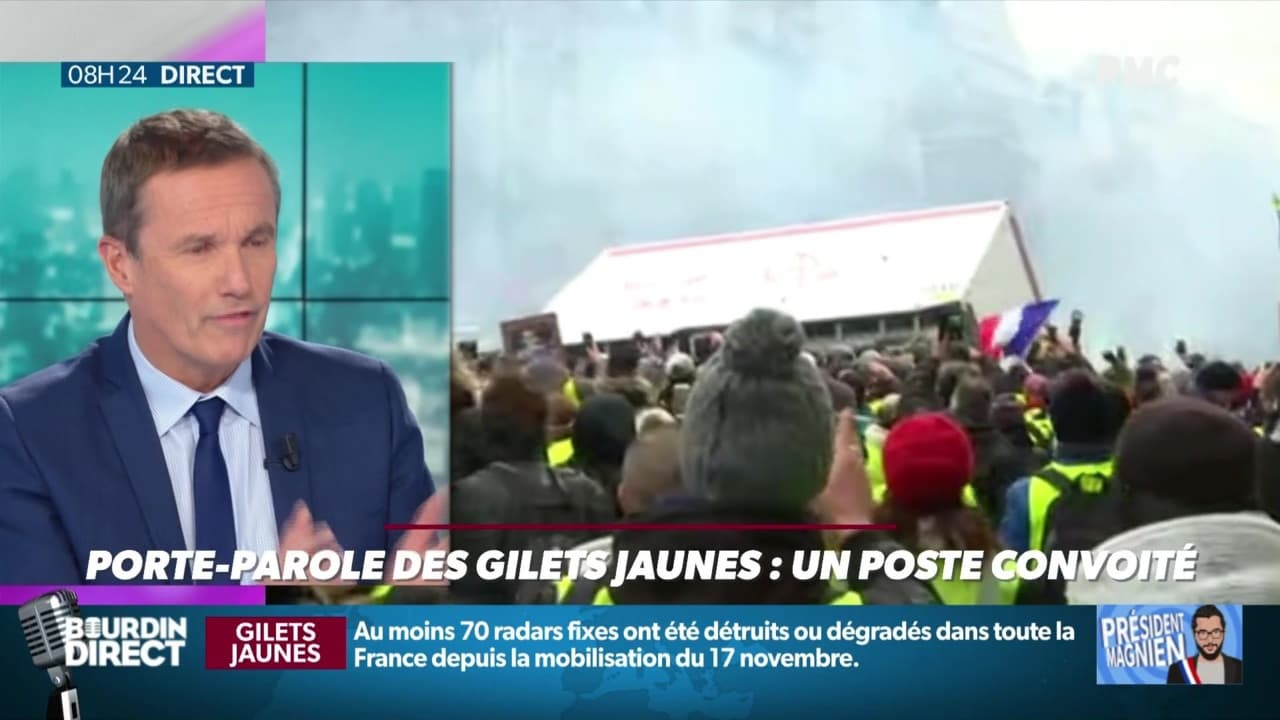 Président Magnien Porte parole des gilets jaunes un poste convoité