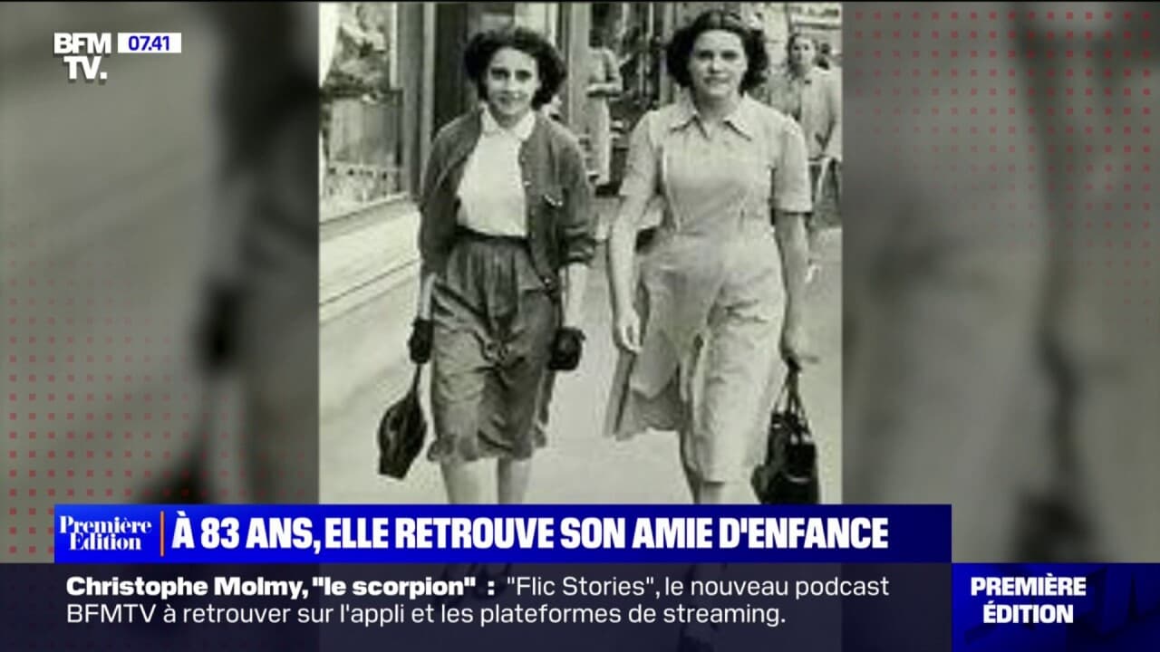 Elle retrouve son amie d enfance à 83 ans 60 ans après l avoir perdu