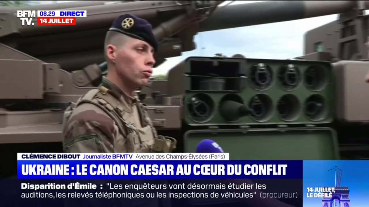 Le canon Caesar présent sur le terrain de guerre en Ukraine sera