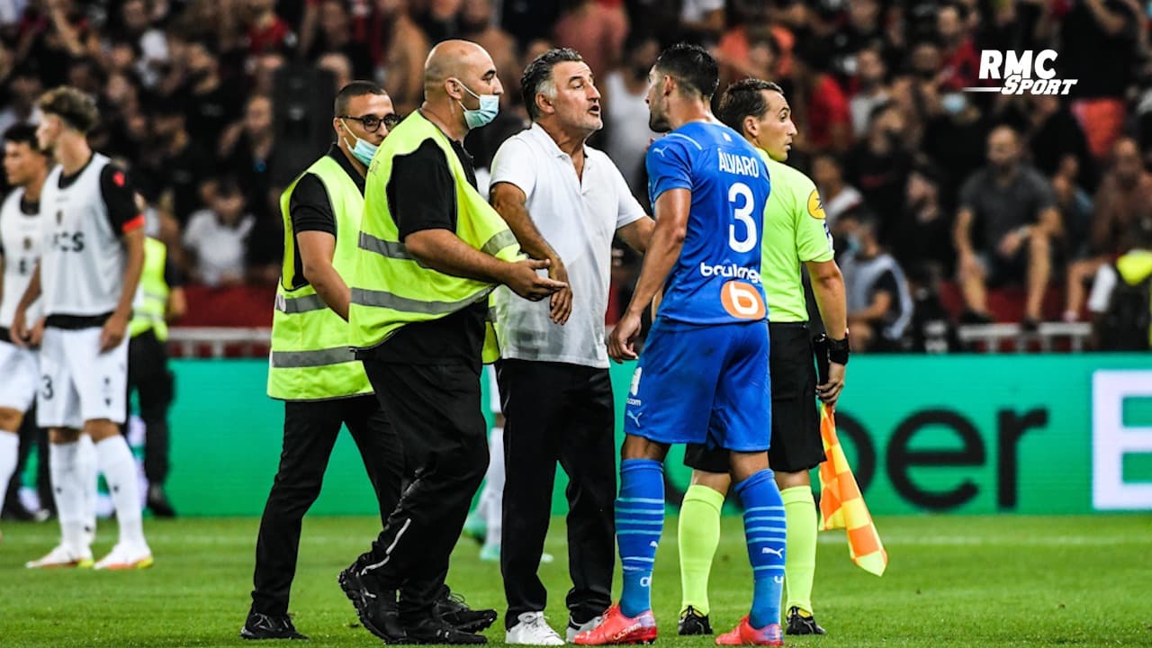 Nice OM interrompu Trois joueurs marseillais blessés après l