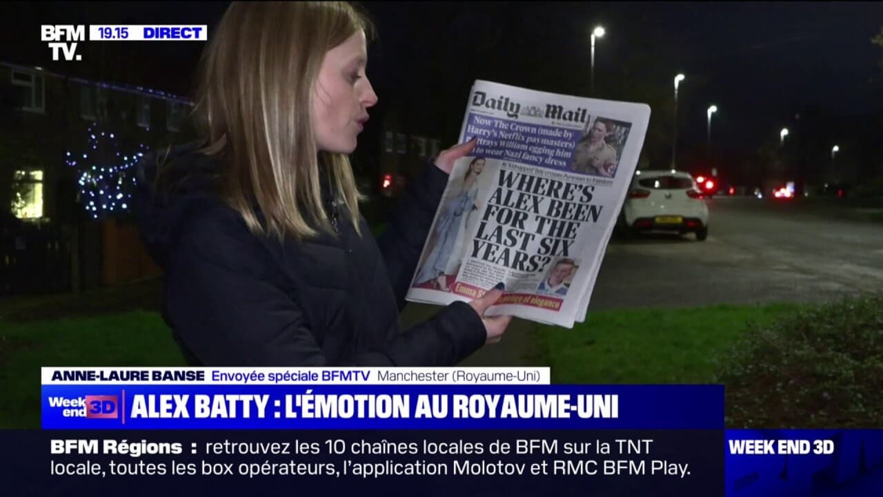 Royaume Uni les Unes de la presse anglaise sur Alex Batty retrouvé en