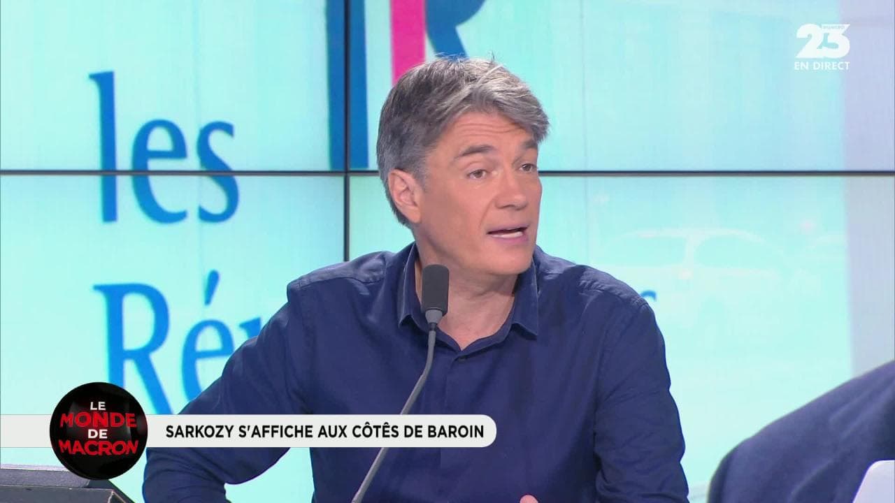 Le Monde De Macron Nicolas Sarkozy S Affiche Au C T De Fran Ois