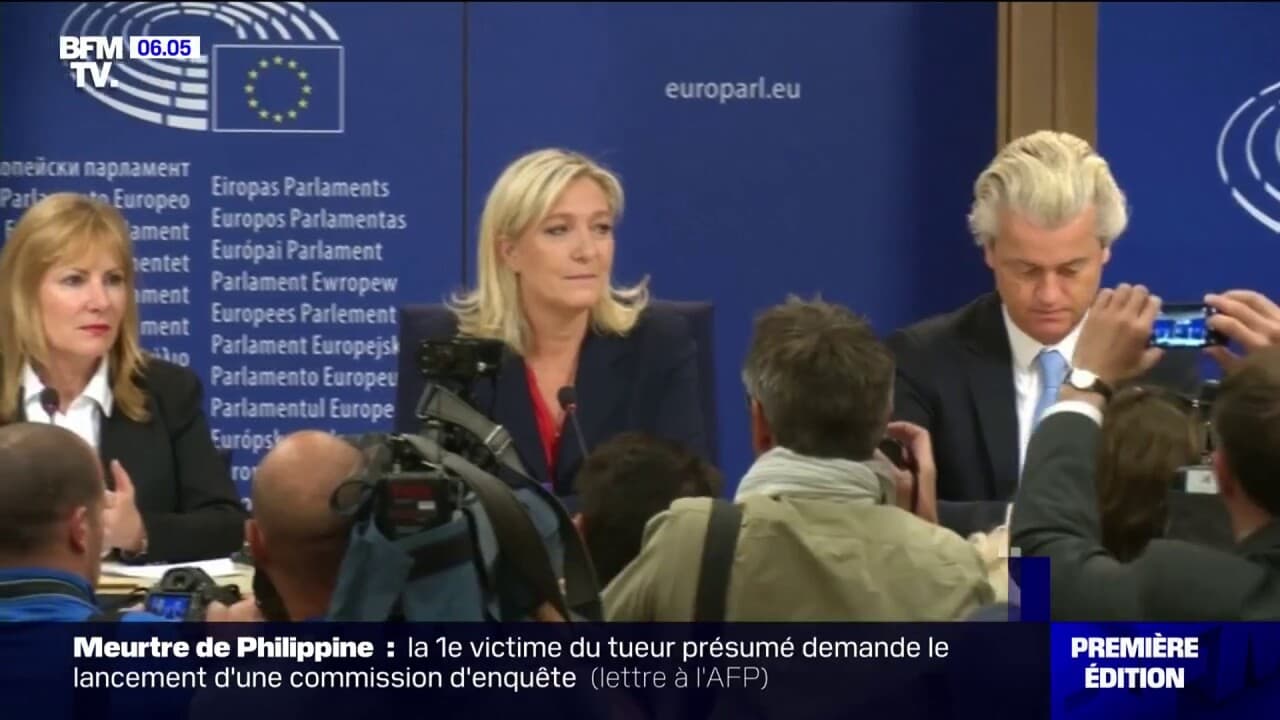 Soup Ons De D Tournement De Fonds Europ Ens Marine Le Pen Et Le Rn