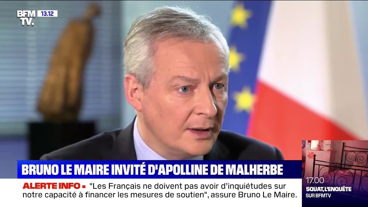 Bruno Le Maire Les Français ne doivent pas avoir d inquiétudes sur