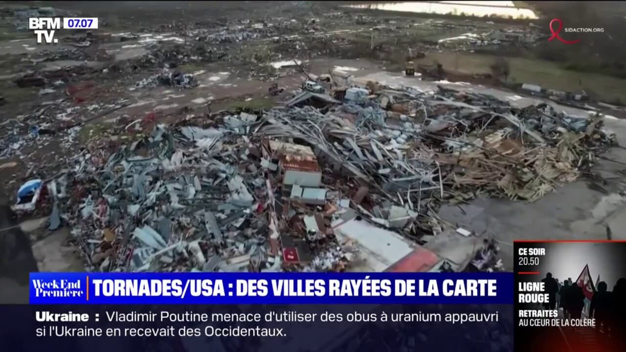 Tats Unis De Violentes Tornades Ravagent Des Villes Dans Le Mississippi