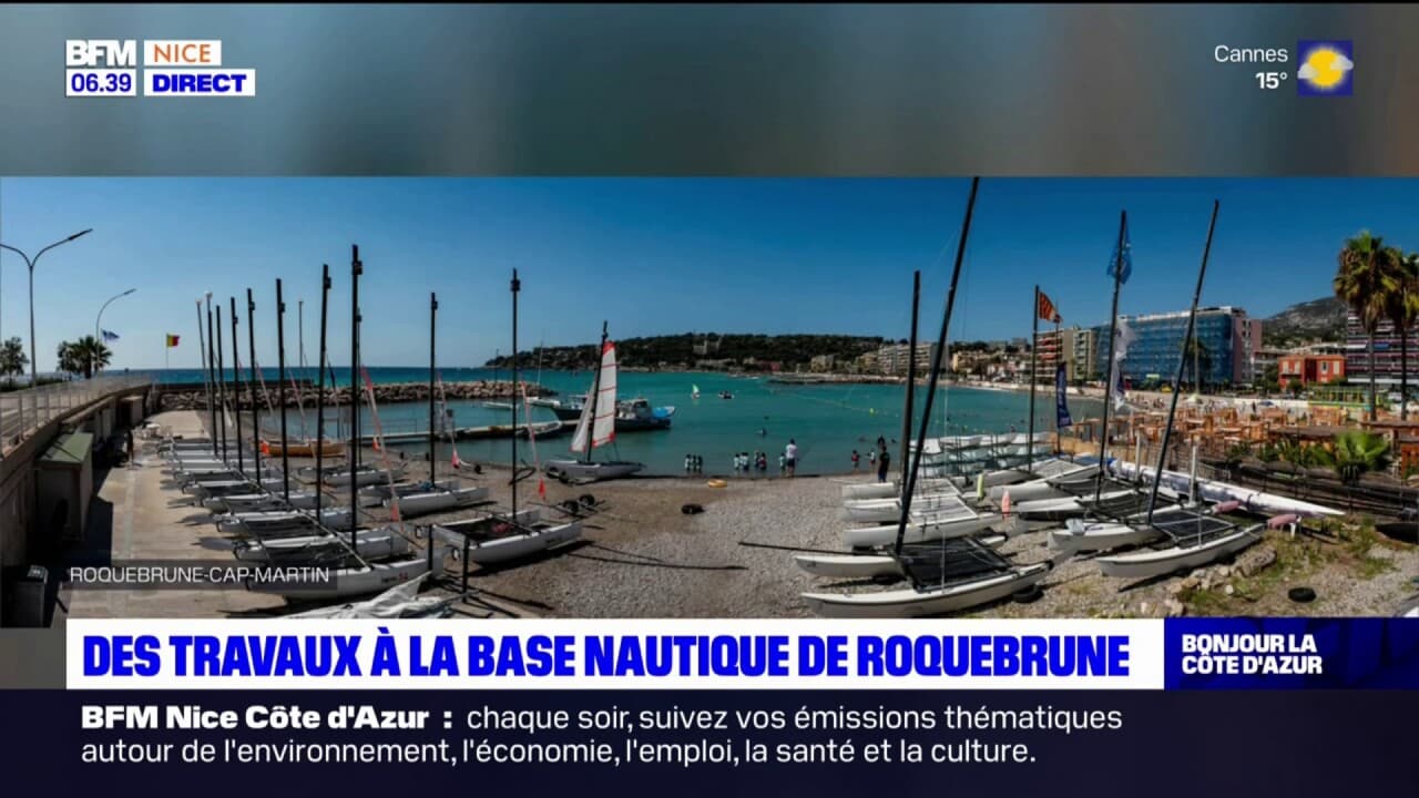 Quatre Semaines De Travaux La Base Nautique De Roquebrune