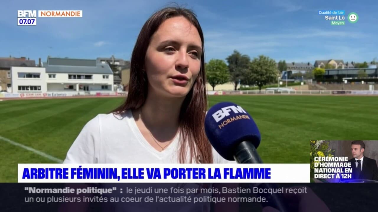 Pauline Mazier Arbitre F D Rale De F Minine Portera La Flamme