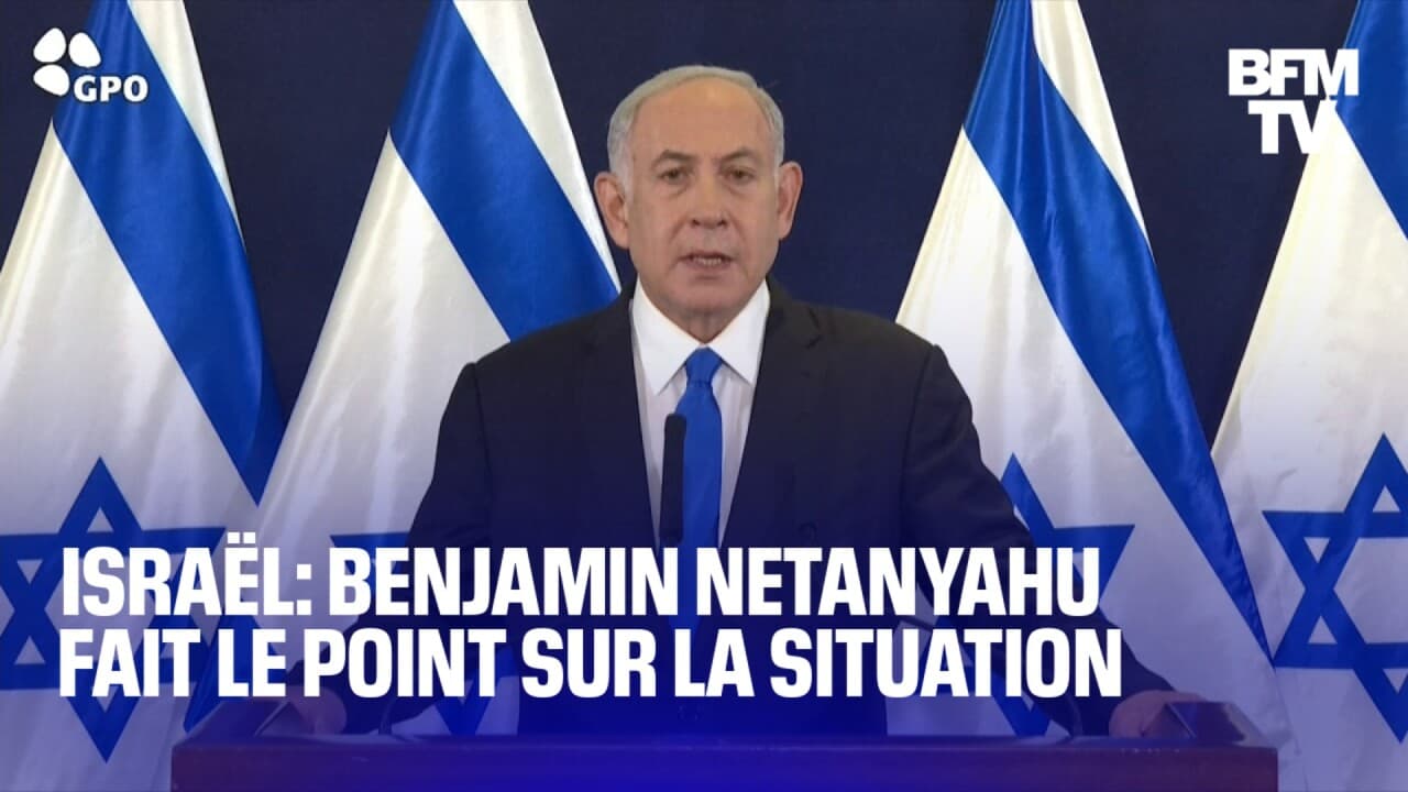 Isra L Benjamin Netanyahu Le Premier Ministre Isra Lien Annonce Une