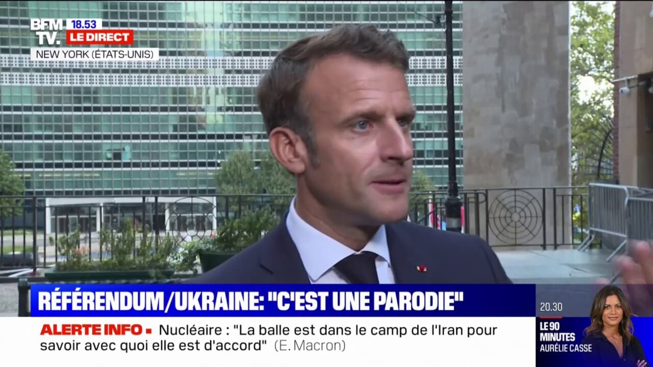 Emmanuel Macron à l ONU Le coeur de mon discours à la tribune sera