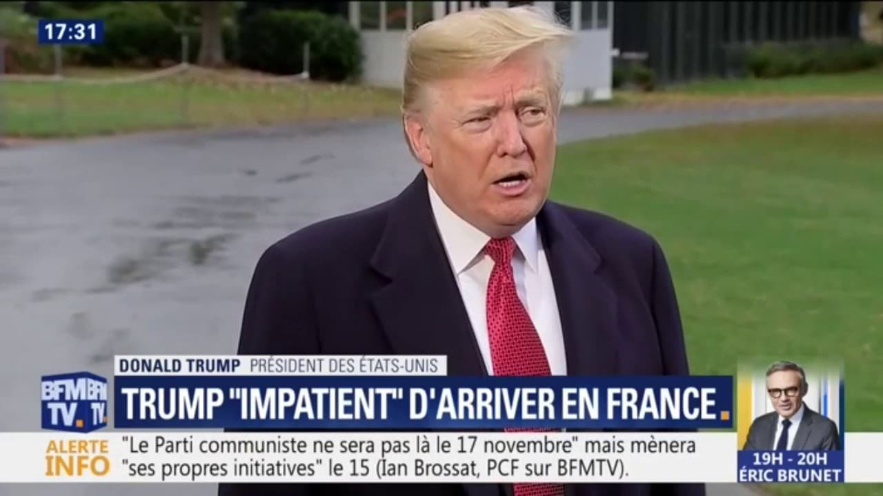 Comm Moration Du Novembre Donald Trump L Assure De Nombreux